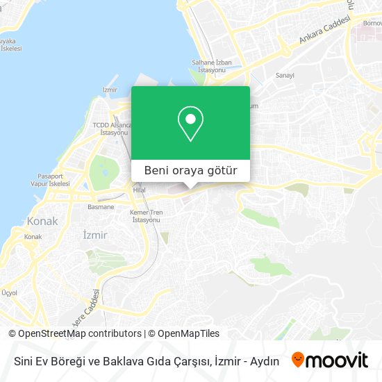 Sini Ev Böreği ve Baklava Gıda Çarşısı harita