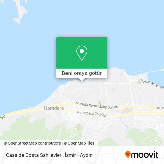 Casa de Costa Sahilevleri harita