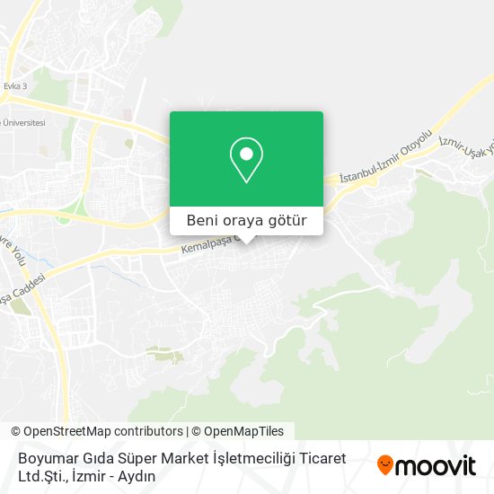 Boyumar Gıda Süper Market İşletmeciliği Ticaret Ltd.Şti. harita
