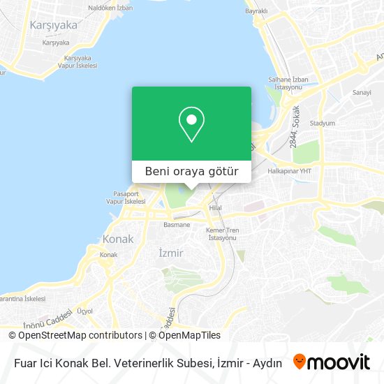 Fuar Ici Konak Bel. Veterinerlik Subesi harita