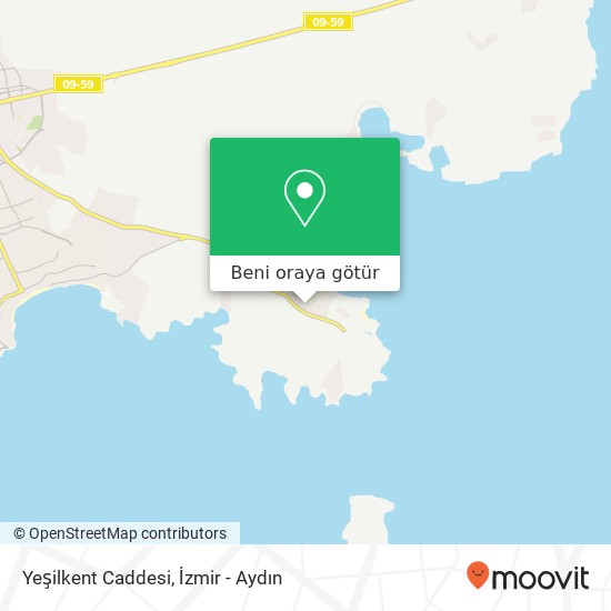 Yeşilkent Caddesi harita