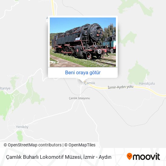 Çamlık Buharlı Lokomotif Müzesi harita