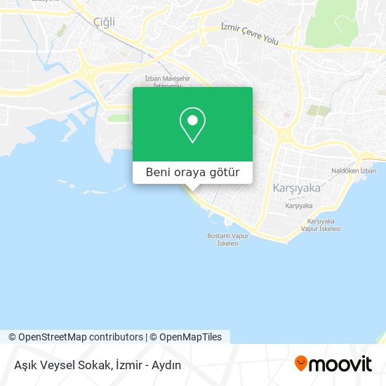 Aşık Veysel Sokak harita