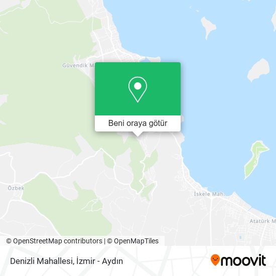 Denizli Mahallesi harita