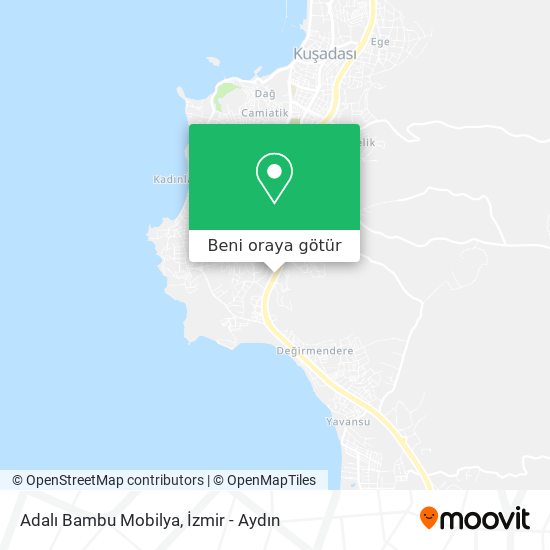 Adalı Bambu Mobilya harita