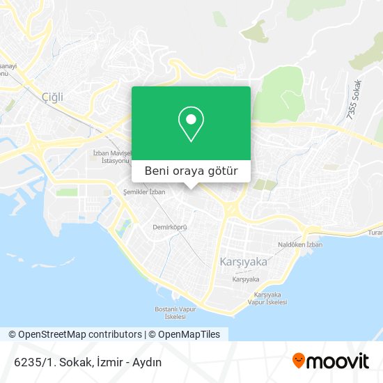 6235/1. Sokak harita