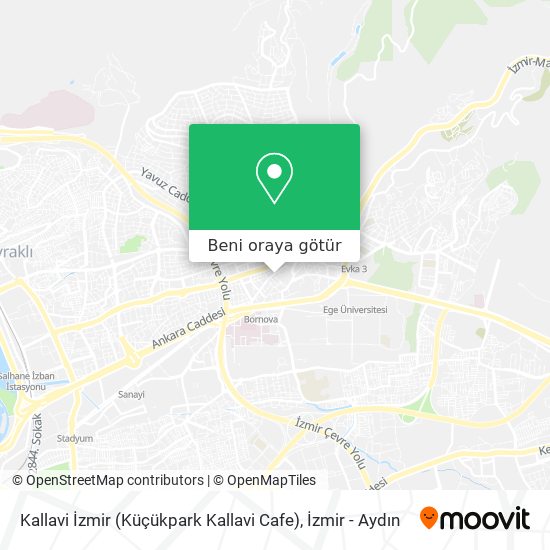 Kallavi İzmir (Küçükpark Kallavi Cafe) harita
