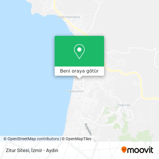 Zitur Sitesi harita