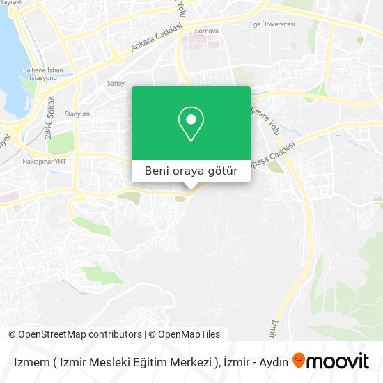 Izmem ( Izmir Mesleki Eğitim Merkezi ) harita