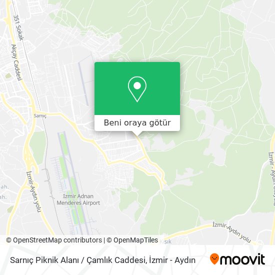 Sarnıç Piknik Alanı / Çamlık Caddesi harita
