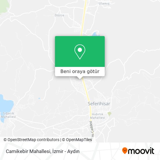 Camikebir Mahallesi harita