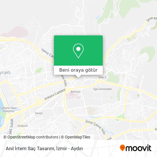 Anıl İrtem Saç Tasarım harita