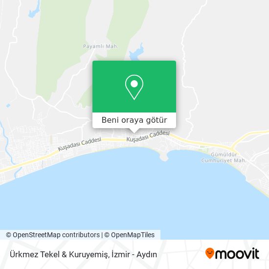Ürkmez Tekel & Kuruyemiş harita