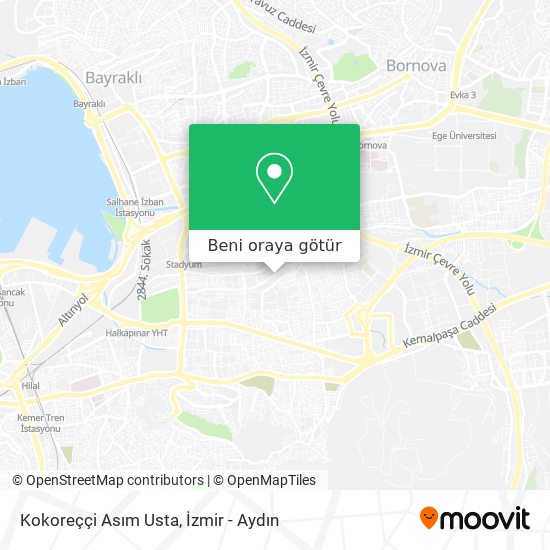 Kokoreççi Asım Usta harita