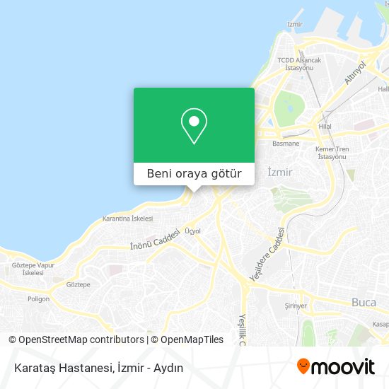 Karataş Hastanesi harita