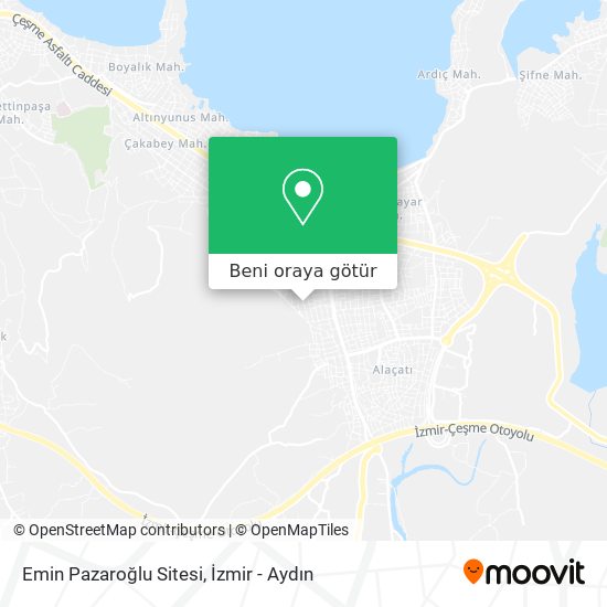 Emin Pazaroğlu Sitesi harita