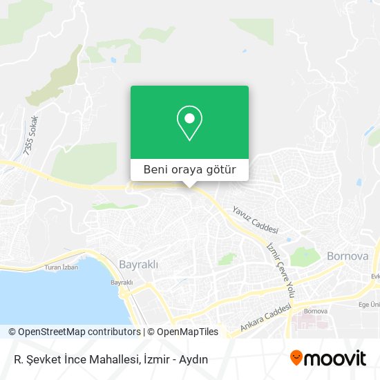 R. Şevket İnce Mahallesi harita