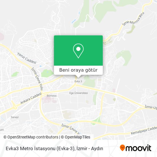 Evka3 Metro İstasyonu (Evka-3) harita