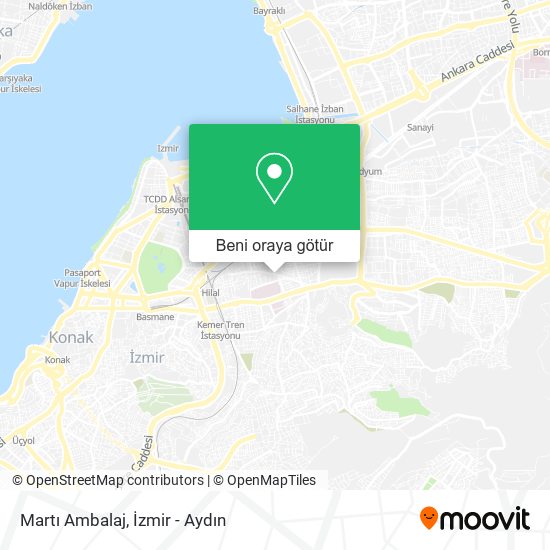Martı Ambalaj harita