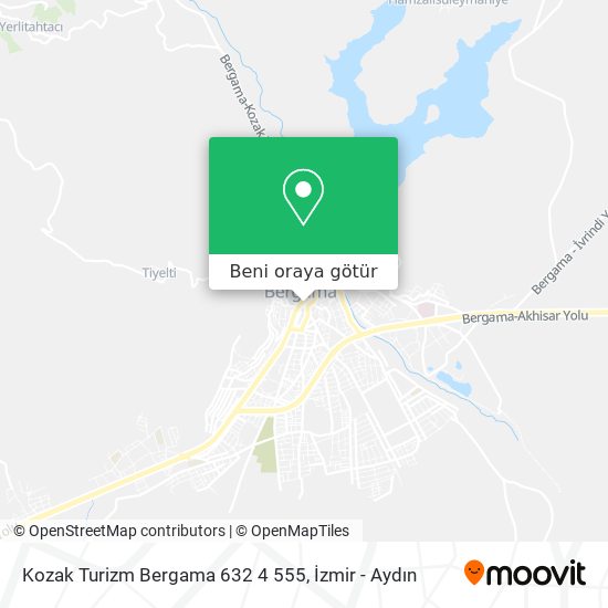 Kozak Turizm Bergama 632 4 555 harita