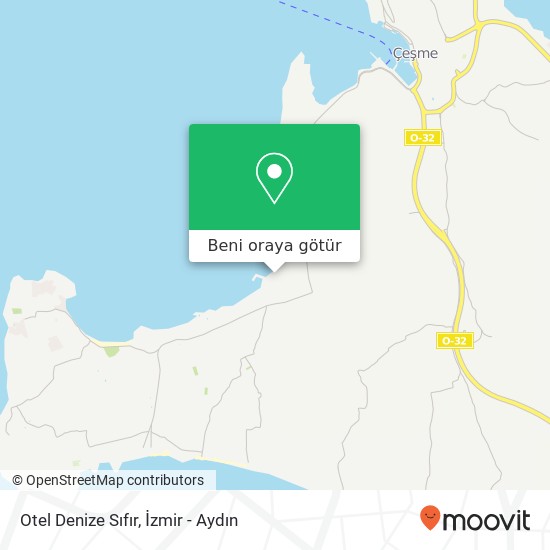 Otel Denize Sıfır harita