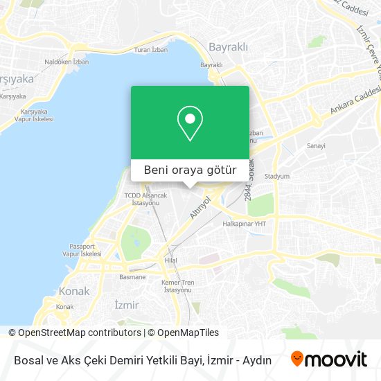 Bosal ve Aks Çeki Demiri Yetkili Bayi harita