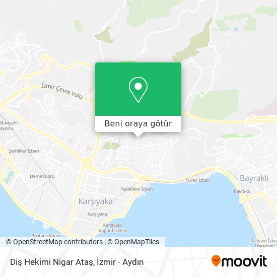 Diş Hekimi Nigar Ataş harita