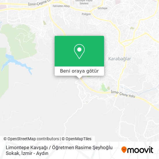 Limontepe Kavşağı / Öğretmen Rasime Şeyhoğlu Sokak harita