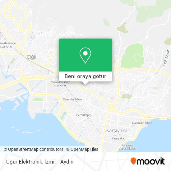 Uğur Elektronik harita