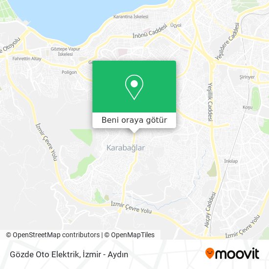 Gözde Oto Elektrik harita