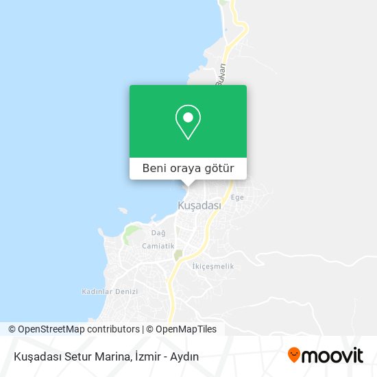 Kuşadası Setur Marina harita