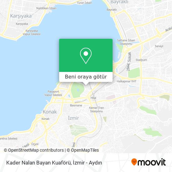 Kader Nalan Bayan Kuaförü harita
