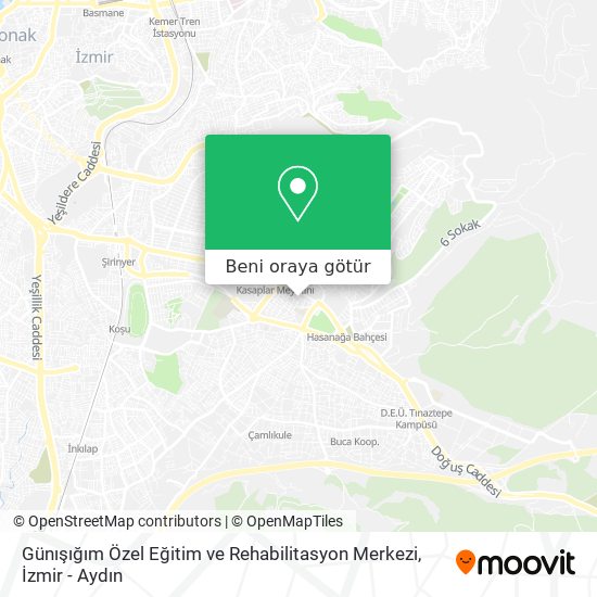 Günışığım Özel Eğitim ve Rehabilitasyon Merkezi harita