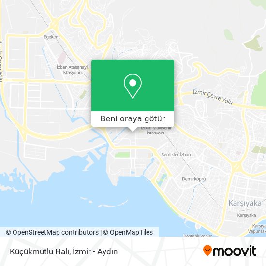 Küçükmutlu Halı harita
