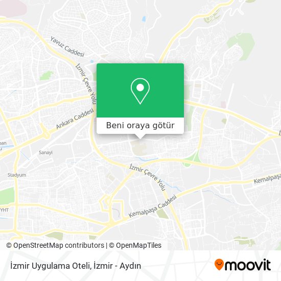 İzmir Uygulama Oteli harita