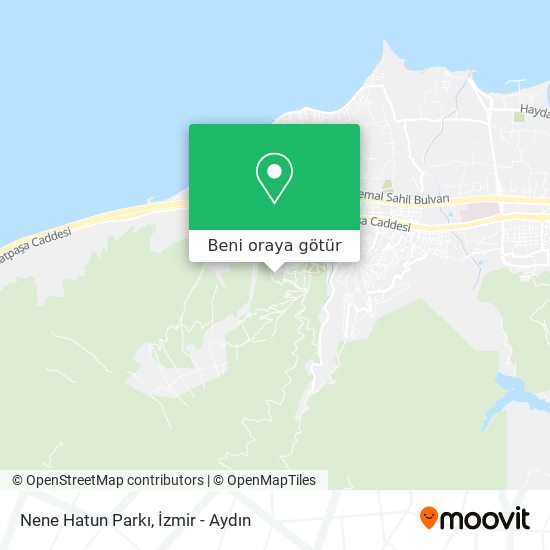 Nene Hatun Parkı harita