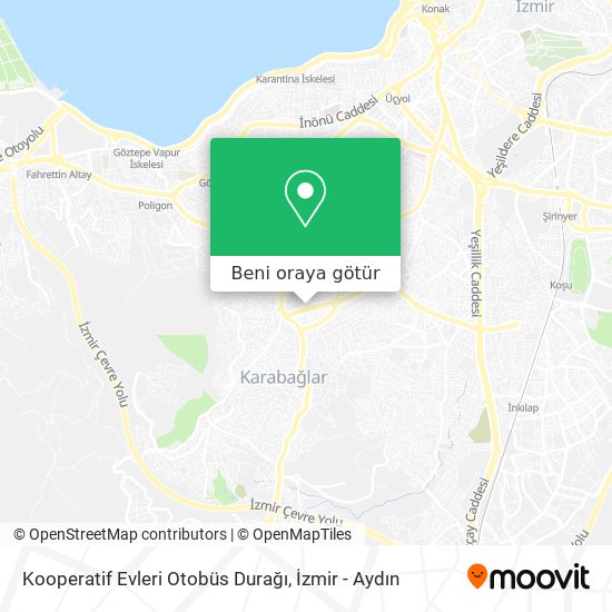 Kooperatif Evleri Otobüs Durağı harita