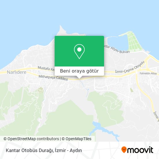 Kantar Otobüs Durağı harita