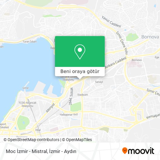 Moc İzmir - Mistral harita