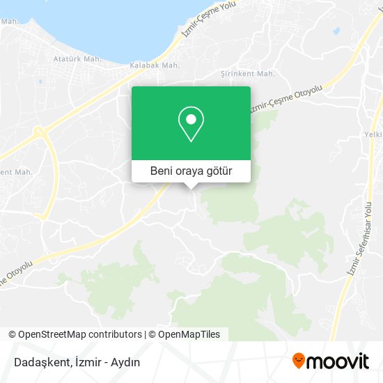 Dadaşkent harita