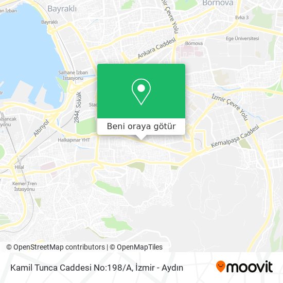 Kamil Tunca Caddesi No:198/A harita