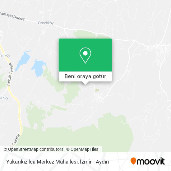 Yukarıkızılca Merkez Mahallesi harita