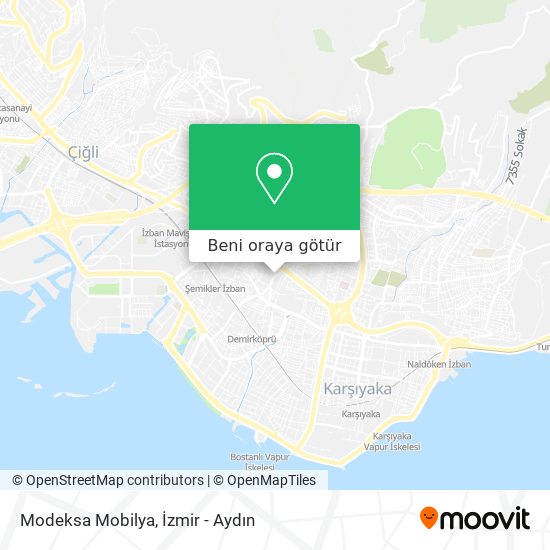 Modeksa Mobilya harita