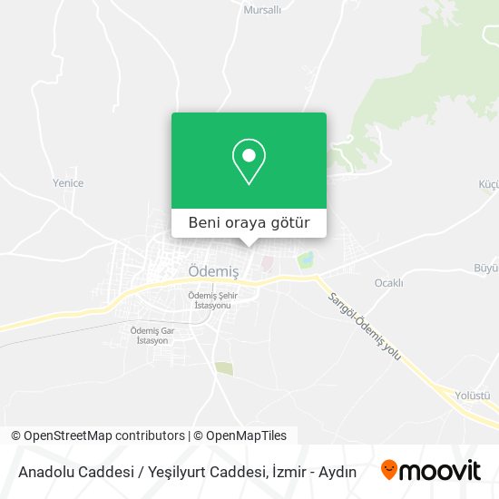 Anadolu Caddesi / Yeşilyurt Caddesi harita