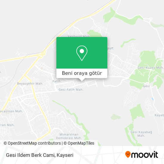 Gesi Ildem Berk Cami harita