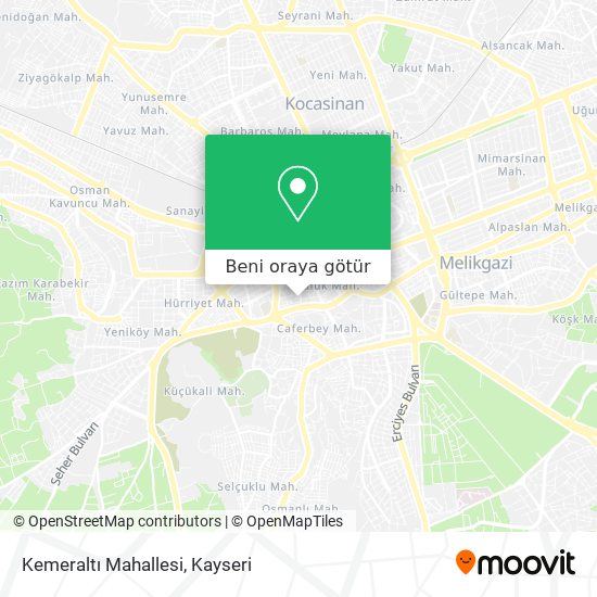 Kemeraltı Mahallesi harita