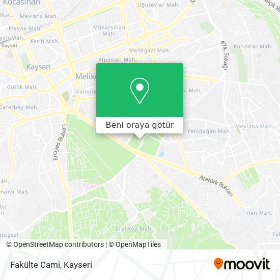 Fakülte Cami harita