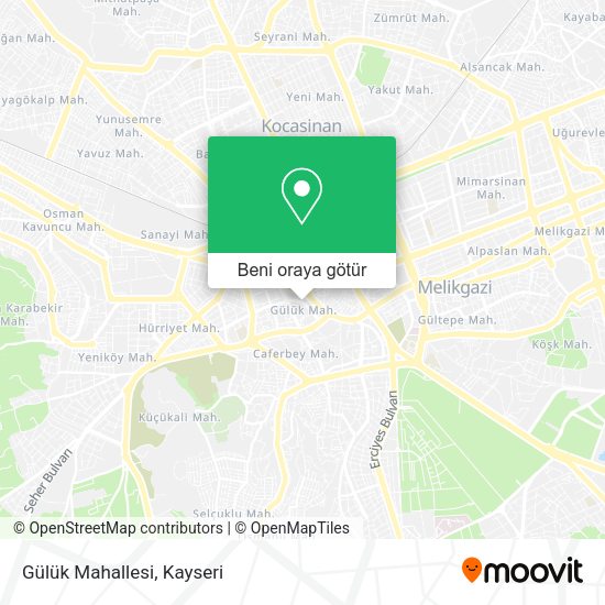 Gülük Mahallesi harita