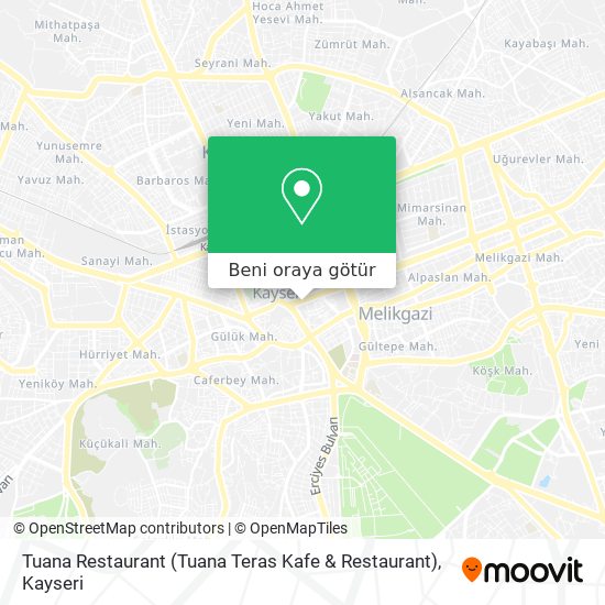 Tuana Restaurant (Tuana Teras Kafe & Restaurant) harita