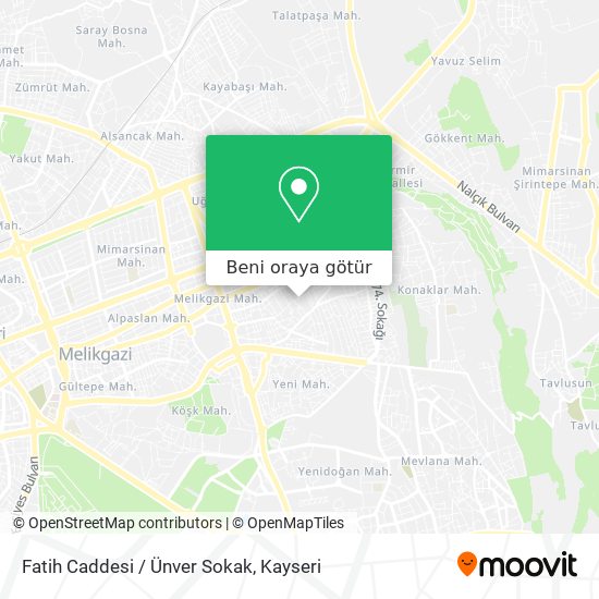 Fatih Caddesi / Ünver Sokak harita